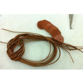 Sheepskin leather straps