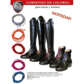 Cordones de colores para botas