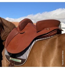 Silla potrera de cuero Jerez