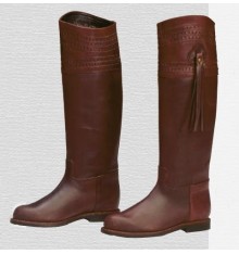 Botas de montar de caña picada y tacón rodado 