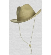 Sombrero vaquero Cowboy de lona beige 